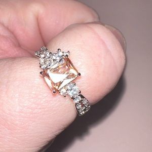 Bomb Party Absolute Class Smoky Topaz Cubic Zirconia Size 10 Ring